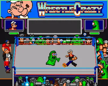 Popeye 3 - WrestleCrazy_Disk2 screen shot game playing